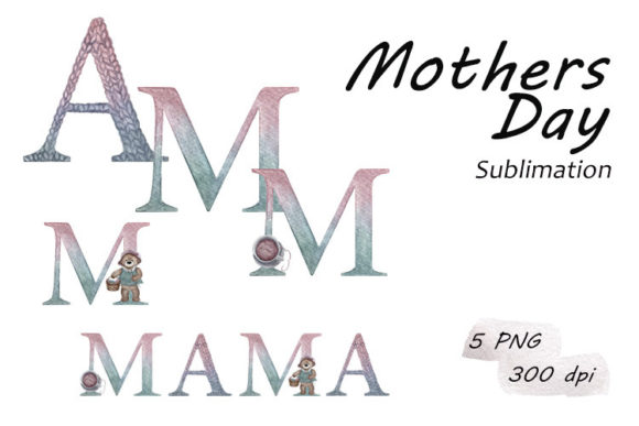 Alphabet Mother’s Day Sublimation PNG: A Creative Resource for Designers and Gift Lovers