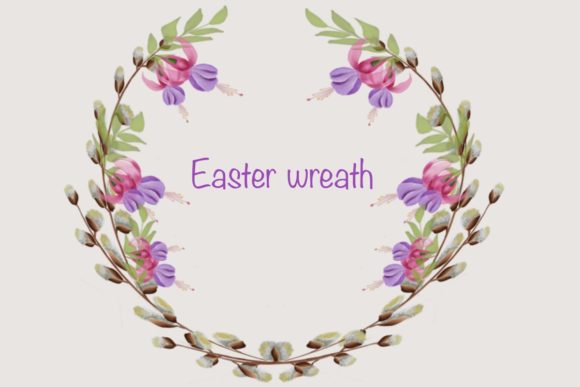 Easter Wreath: A Versatile Design for Creative Projects