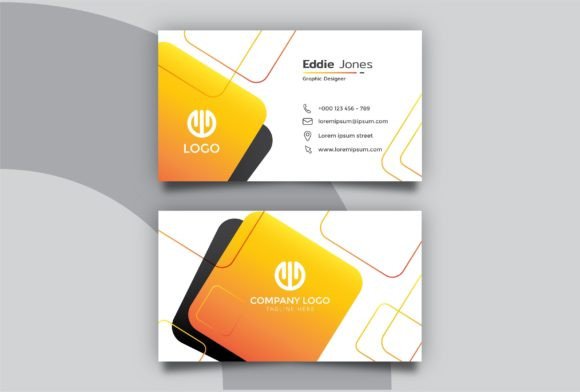Orange Modern Business Card: A Versatile Tool for Professionals and Creators