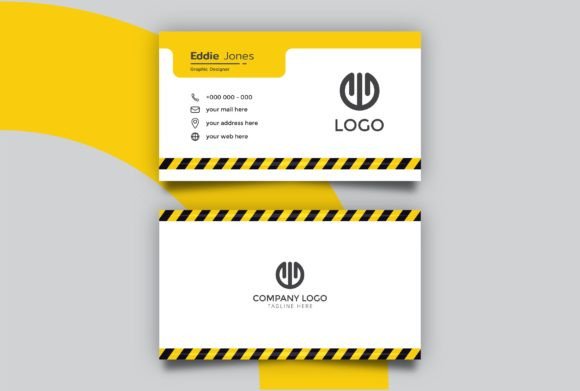 Police Line Tape Business Card Template