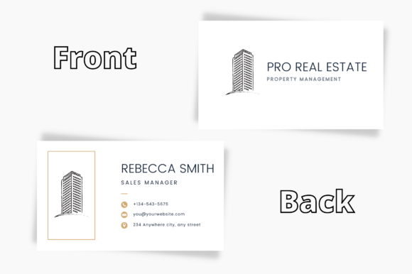 Pro Real Estate Business Card – Build Your Brand Authority
