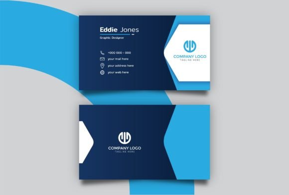 Professional Blue Business Card